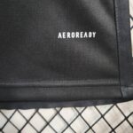 camiseta real madrid negra mujer logo aeroready