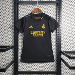 camiseta real madrid negra mujer