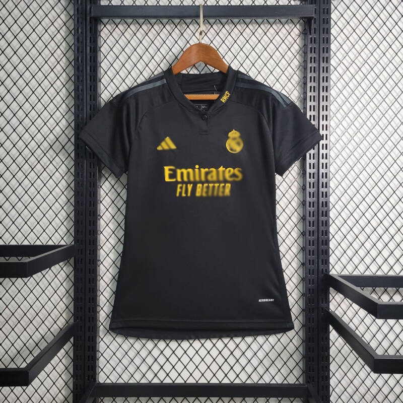 camiseta real madrid negra mujer camiseta real madrid negra mujer