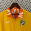 chaqueta reversible costa de marfil cuello frontal