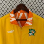 chaqueta reversible costa de marfil cuello frontal