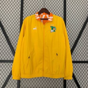 chaqueta reversible costa de marfil frontal.