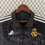 chaqueta reversible del real madrid cuello frontal reversible