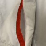 chaqueta reversible italia bolsillo, diseño lateral