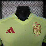 camiseta españa segunda cuello