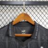 camiseta negra milan cuello