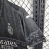 camiseta negra milan manga