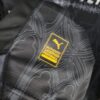 camiseta negra milan parche authentic