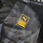 camiseta negra milan parche authentic