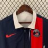 chaqueta reversible del real madrid blanco y negro frontal