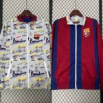 chaqueta reversible fc barcelona