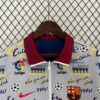 chaqueta reversible fc barcelona cuello frontal reversible