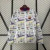 chaqueta reversible fc barcelona frontal reversible