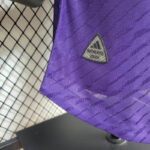 camiseta morada real madrid authentic