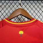 españa camiseta 2025 cuello anterior