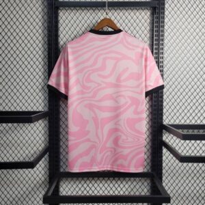 flamengo camiseta rosa espalda