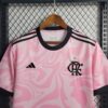 flamengo camiseta rosa pecho