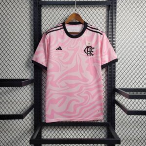 flamengo camiseta rosa