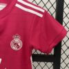 real madrid camiseta rosa manga