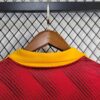 camiseta roma 2025 cuello anterior
