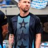 camiseta argentina pre match messi