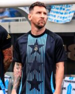 camiseta argentina pre match messi