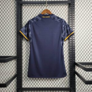 CAMISETA REAL MADRID MUJER SEGUNDA EQUIPACION 23 24 DORSAL