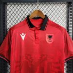 Camiseta Eurocopa Albania 2024 primera equipación pecho