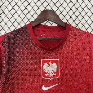 Camiseta Eurocopa Polonia 2024 segunda equipación pecho