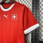 Camiseta Eurocopa Suiza 2024 primera equipación manga
