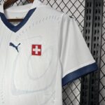 Camiseta Eurocopa Suiza 2024 segunda equipación manga