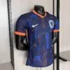 Camiseta Holanda 2024 Eurocopa segunda equipación manga