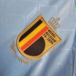 Camiseta segunda equipación bélgica Eurocopa 2024 escudo
