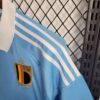 Camiseta segunda equipación bélgica Eurocopa 2024 hombro