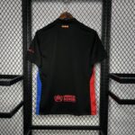 camiseta barcelona 2024 2025 negra dorsal
