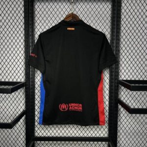 camiseta barcelona 2024 2025 negra dorsal