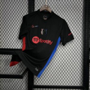 camiseta barcelona 2024 2025 negra frontal