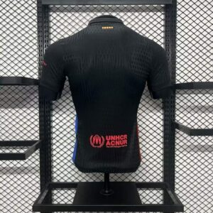 camiseta barcelona 2024 2025 negra version jugador dorsal