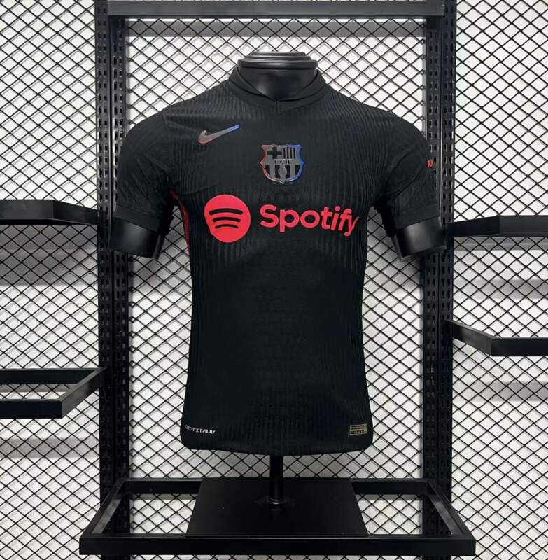 camiseta barcelona 2024 2025 negra version jugador