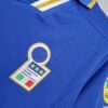 camiseta italia 1996 hombro