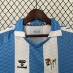 camiseta malaga aniversario 120 cuello camisa