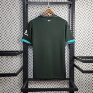 segunda camiseta liverpool 2025 espalda