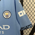 CAMISETA MANCHESTER CITY PRIMERA EQUIPACION 24 25 PUÑO