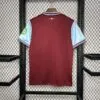 Camiseta West Ham 24-25 dorso