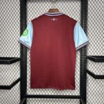 Camiseta West Ham 24-25 dorso