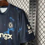 Camiseta de calentamiento de chelsea manga 2024