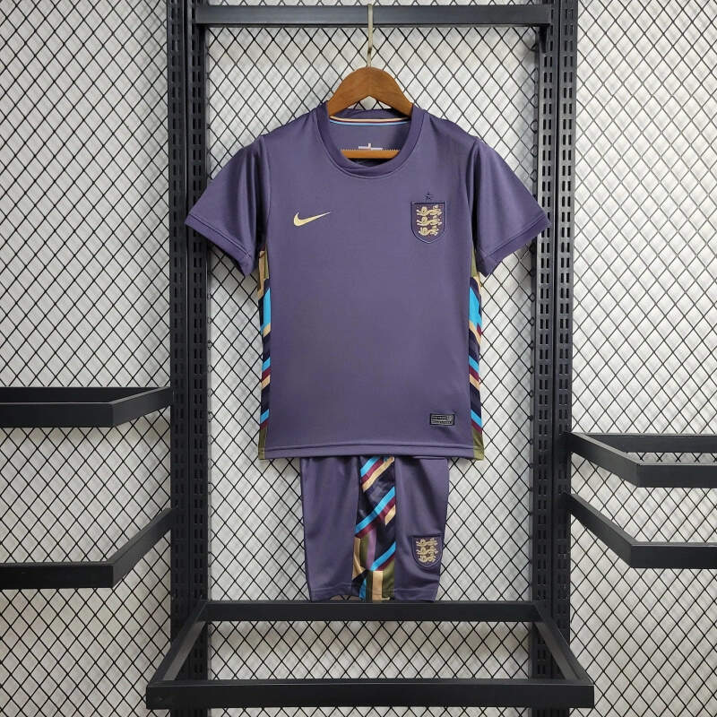Camiseta kid Inglaterra Segunda Equipacion Eurocopa 2024 Comprar
