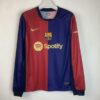 ¡Camiseta Manga Larga primera equipación FC Barcelona 2024/2025: Estilo y Pasión sin Límites!