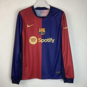 ¡Camiseta Manga Larga primera equipación FC Barcelona 2024/2025: Estilo y Pasión sin Límites!