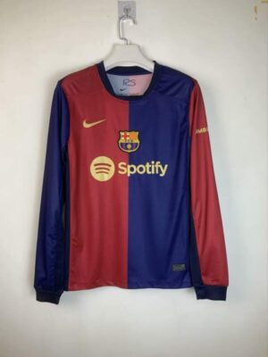 ¡Camiseta Manga Larga primera equipación FC Barcelona 2024/2025: Estilo y Pasión sin Límites!